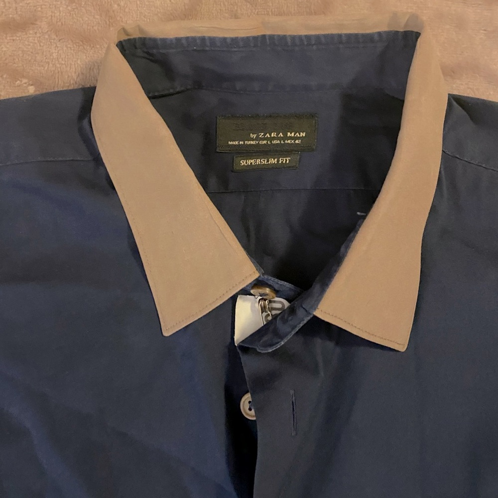 Zara Man Black Tag Shirt